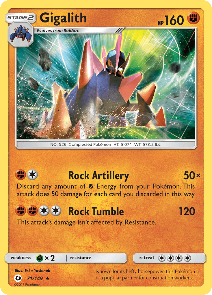 Gigalith, Sun & Moon 71
