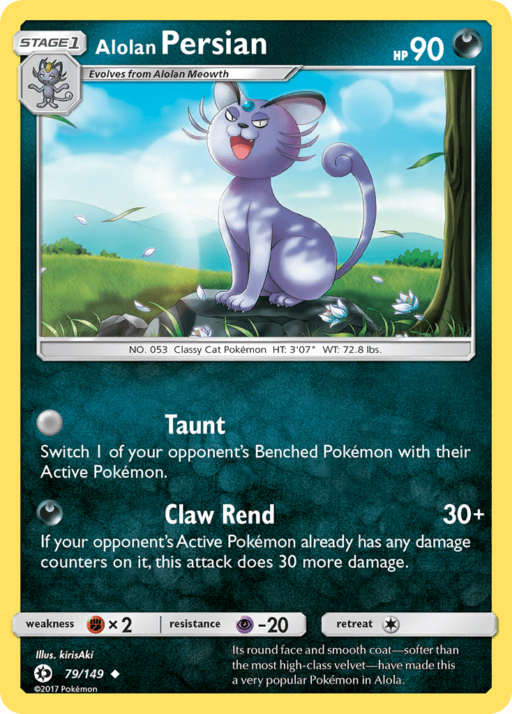 Alolan Persian, Sun & Moon 79