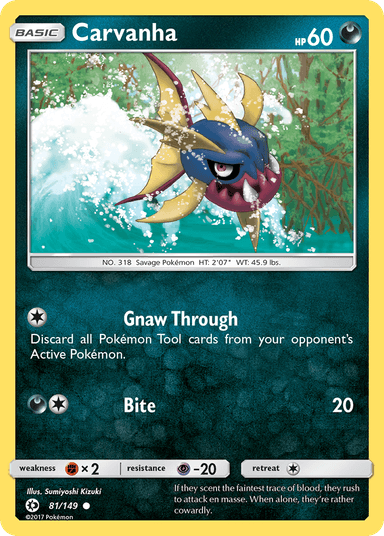 Carvanha, Sun & Moon 81