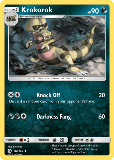 Krokorok, Sun & Moon 84