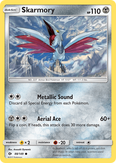 Skarmory, Sun & Moon 88