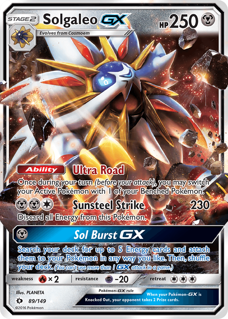 Solgaleo-GX, Sun & Moon 89