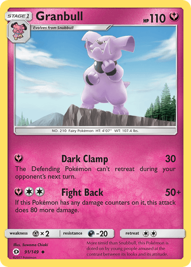 Granbull, Sun & Moon 91