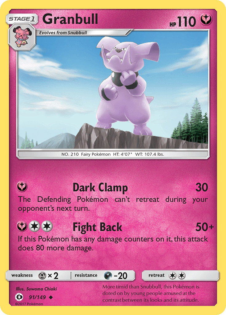 Granbull, Sun & Moon 91