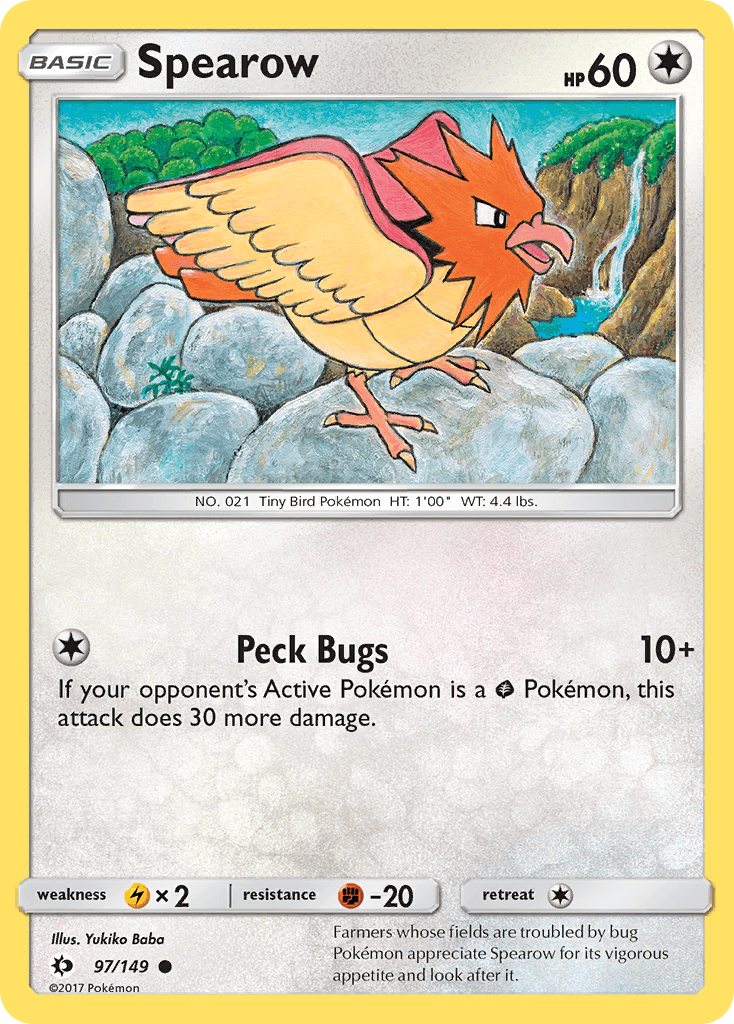 Spearow, Sun & Moon 97
