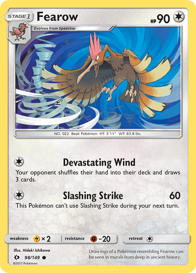 Fearow, Sun & Moon 98