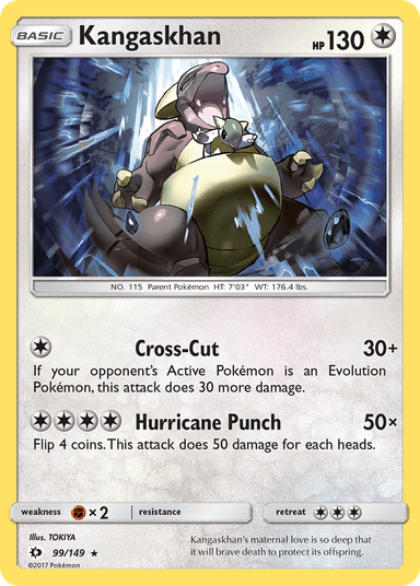 Kangaskhan, Sun & Moon 99