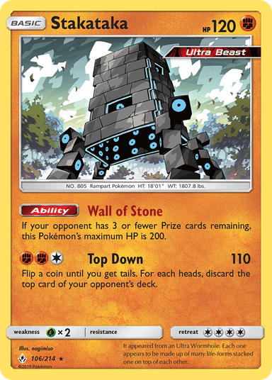 Stakataka, Unbroken Bonds 106