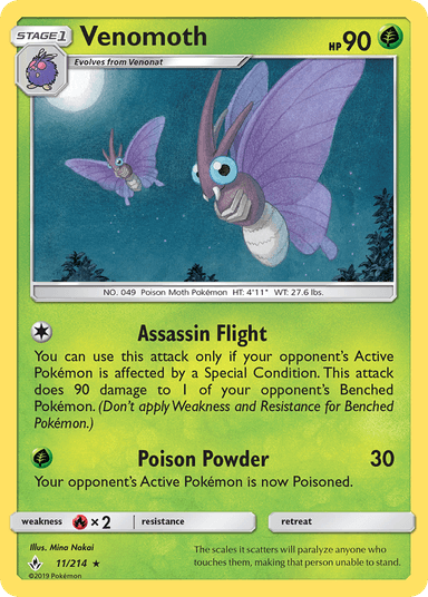 Venomoth, Unbroken Bonds 11