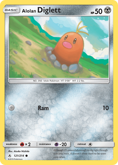 Alolan Diglett, Unbroken Bonds 121
