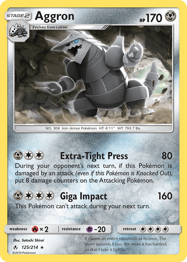 Aggron, Unbroken Bonds 125