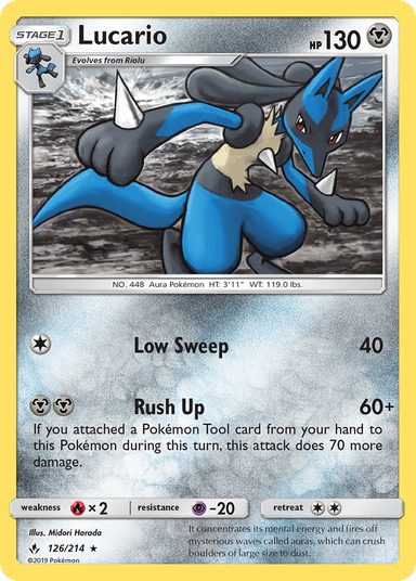 Lucario, Unbroken Bonds 126