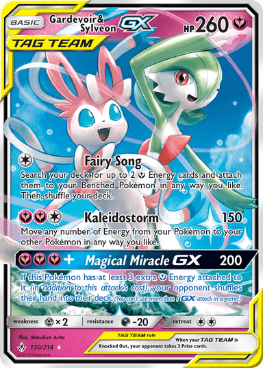 Gardevoir & Sylveon-GX, Unbroken Bonds 130