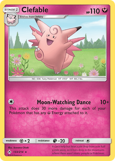 Clefable, Unbroken Bonds 133