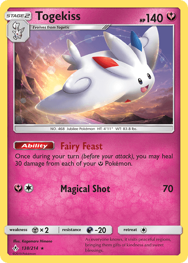 Togekiss, Unbroken Bonds 138