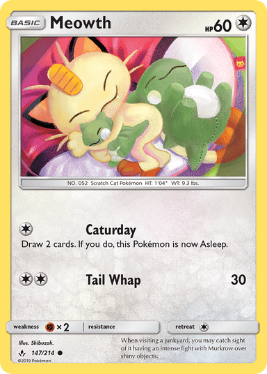 Meowth, Unbroken Bonds 147