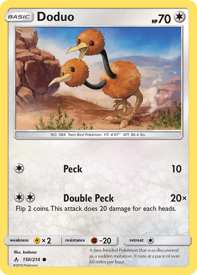 Doduo, Unbroken Bonds 150