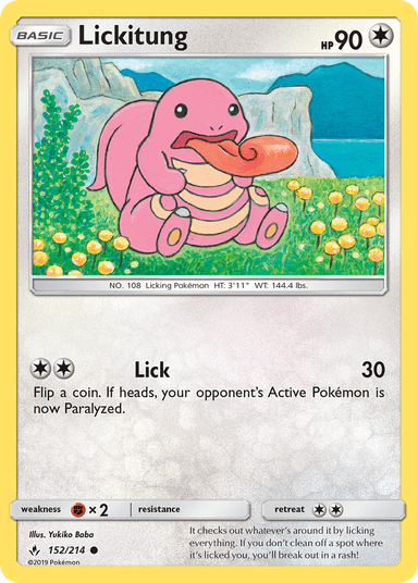 Lickitung, Unbroken Bonds 152