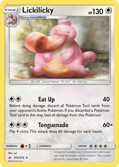 Lickilicky, Unbroken Bonds 153
