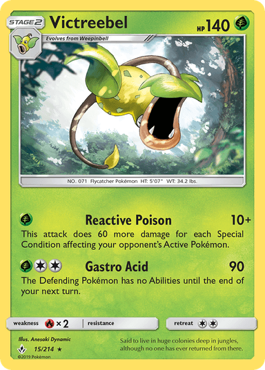 Victreebel, Unbroken Bonds 15