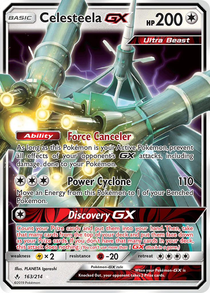 Celesteela-GX, Unbroken Bonds 163
