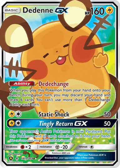 Dedenne-GX, Unbroken Bonds 195a