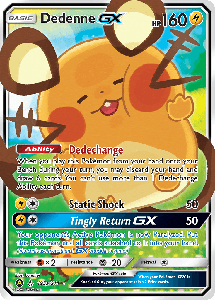 Dedenne-GX, Unbroken Bonds 195a