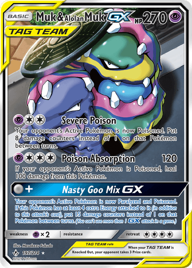 Muk & Alolan Muk-GX, Unbroken Bonds 197