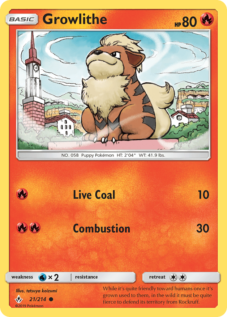 Growlithe, Unbroken Bonds 21