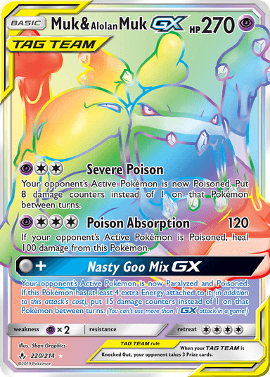 Muk & Alolan Muk-GX, Unbroken Bonds 220