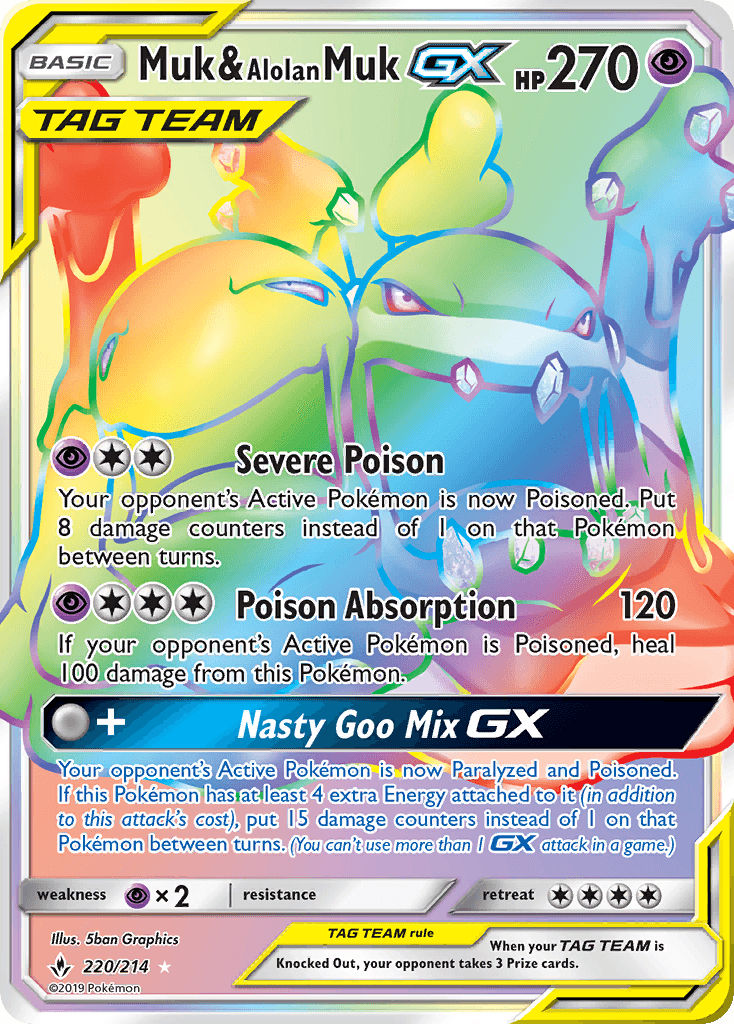 Muk & Alolan Muk-GX, Unbroken Bonds 220