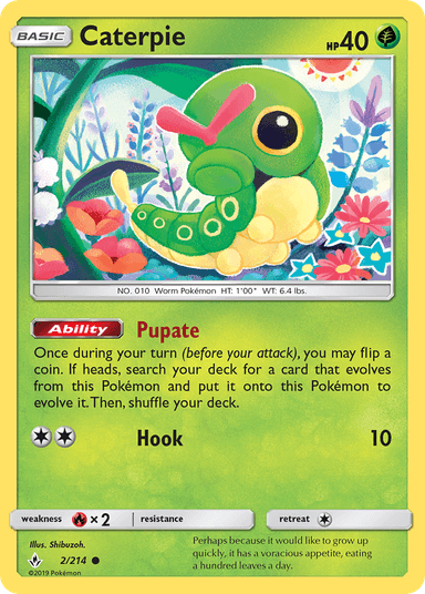 Caterpie, Unbroken Bonds 2
