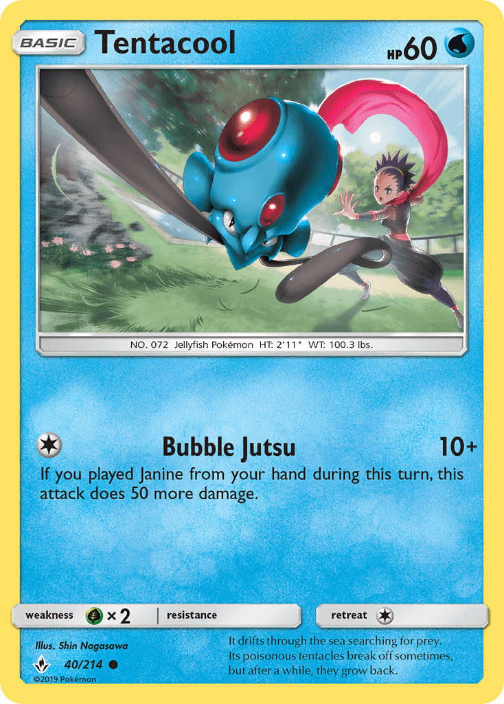 Tentacool, Unbroken Bonds 40