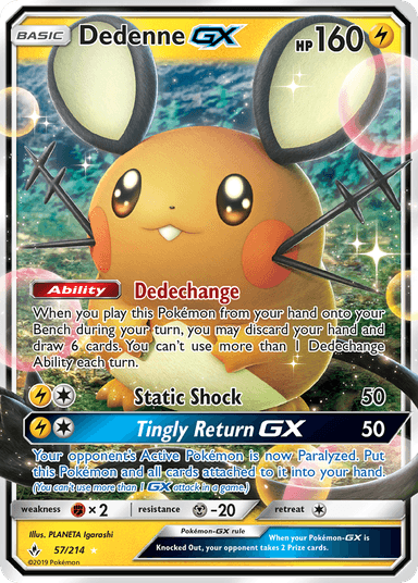 Dedenne-GX, Unbroken Bonds 57