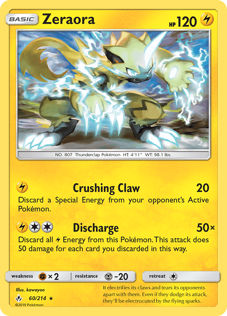 Zeraora, Unbroken Bonds 60