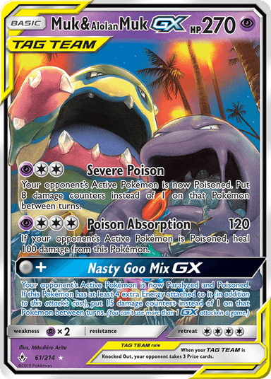 Muk & Alolan Muk-GX, Unbroken Bonds 61