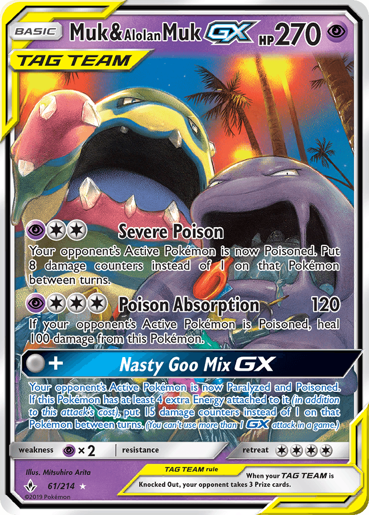 Muk & Alolan Muk-GX, Unbroken Bonds 61
