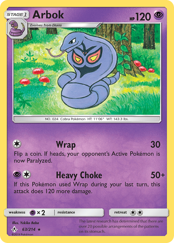 Arbok, Unbroken Bonds 63