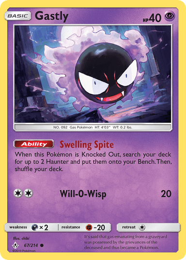 Gastly, Unbroken Bonds 67