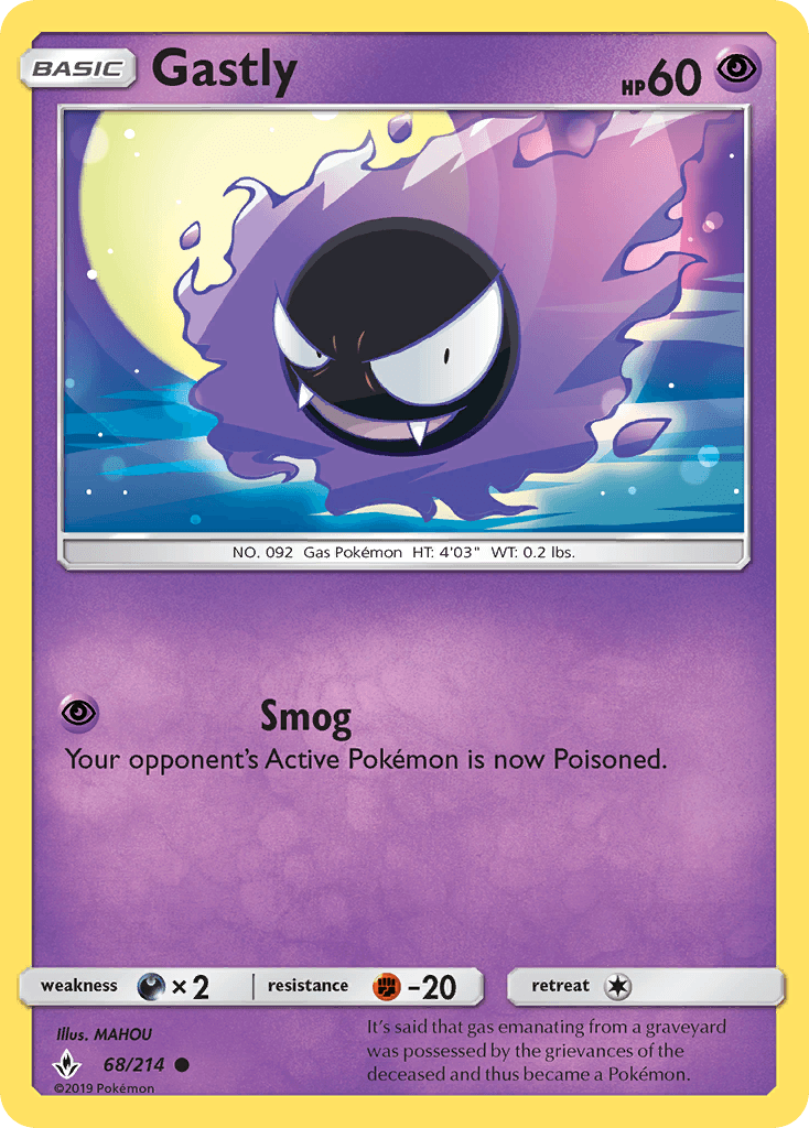 Gastly, Unbroken Bonds 68