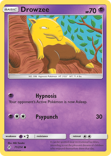 Drowzee, Unbroken Bonds 71