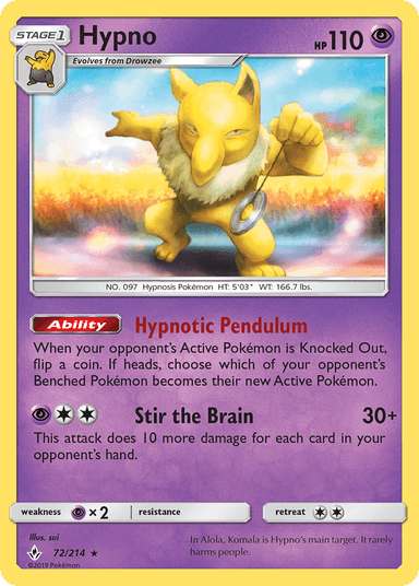 Hypno, Unbroken Bonds 72