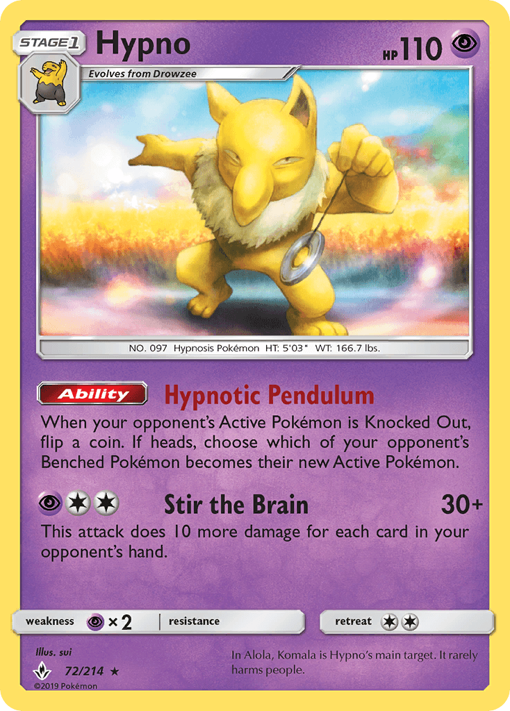 Hypno, Unbroken Bonds 72