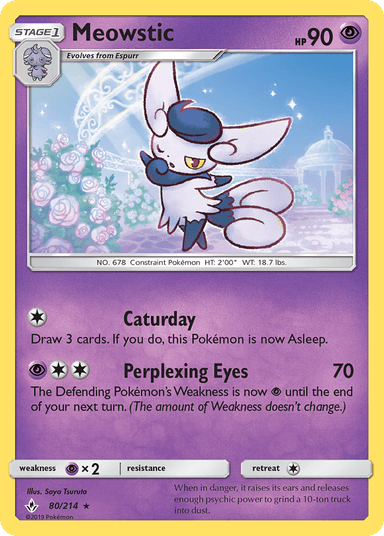 Meowstic, Unbroken Bonds 80