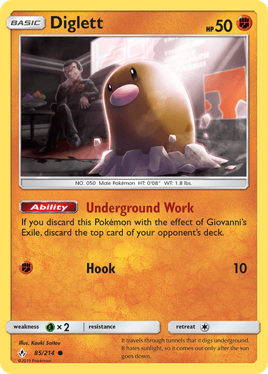 Diglett, Unbroken Bonds 85