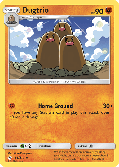 Dugtrio, Unbroken Bonds 86