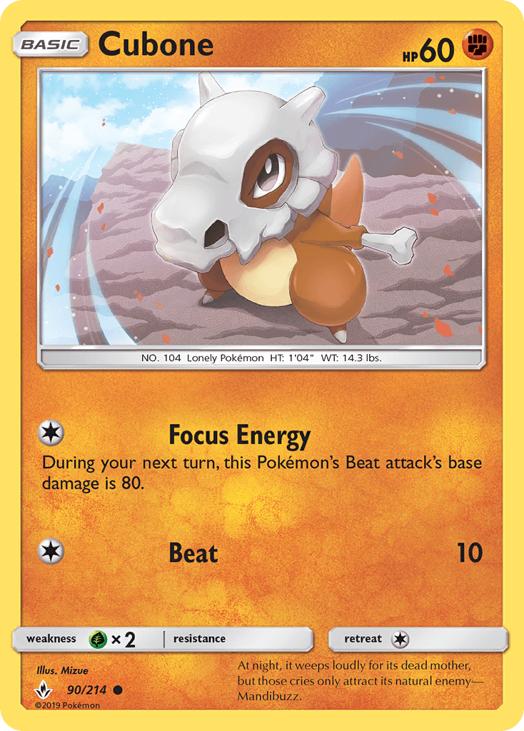 Cubone, Unbroken Bonds 90