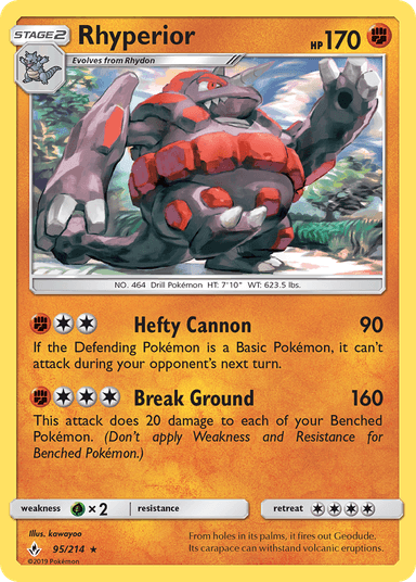 Rhyperior, Unbroken Bonds 95