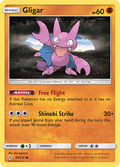 Gligar, Unbroken Bonds 98