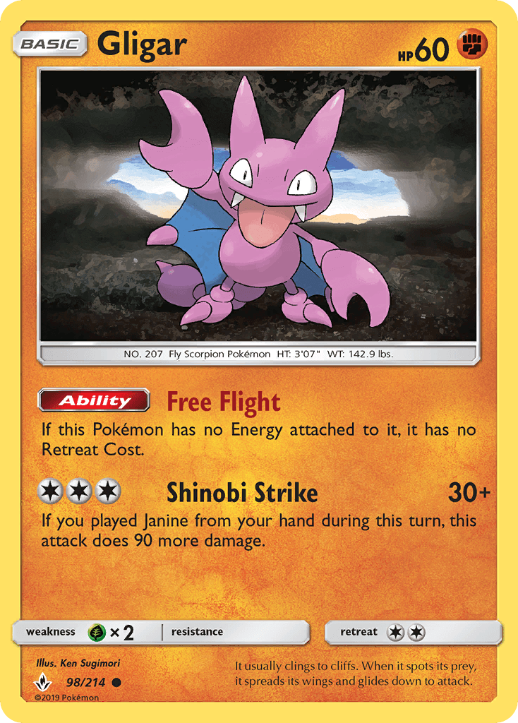 Gligar, Unbroken Bonds 98